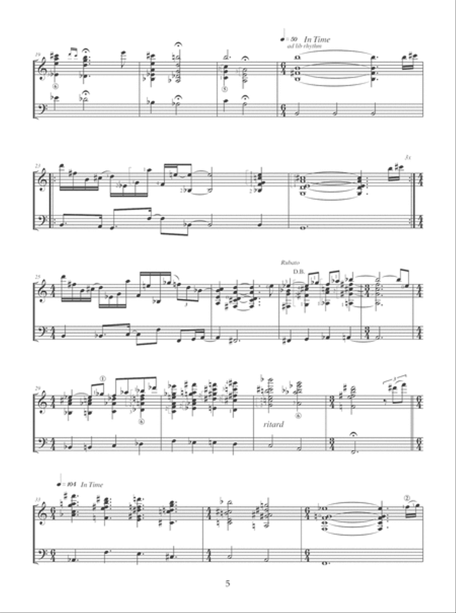 Ben Monder Compositions Electric Guitar scores gallery preview page 6