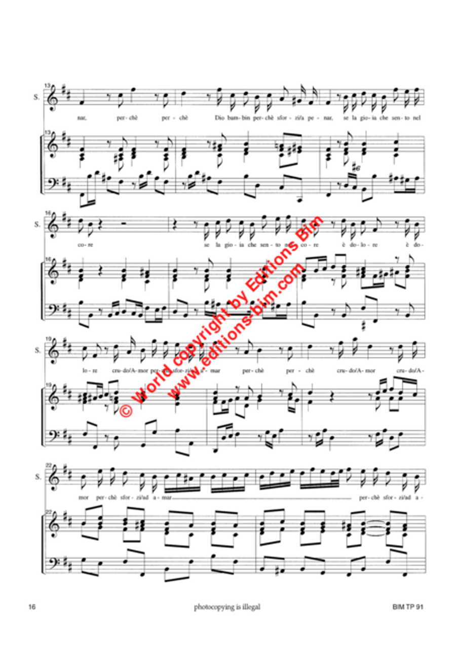 Qual mormorio giocondo Qual mormorio giocondo Soprano Voice scores gallery preview page 12