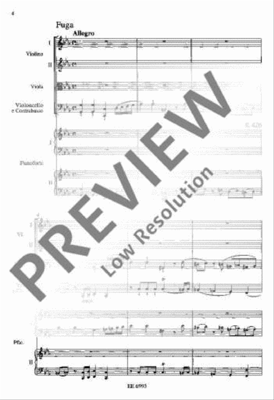 Adagio and Fugue C minor Miniature Score scores gallery preview page 17