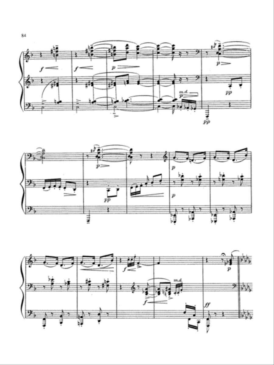 Debussy: Prelude - Book II, No. 6 Piano Solo scores gallery preview page 3