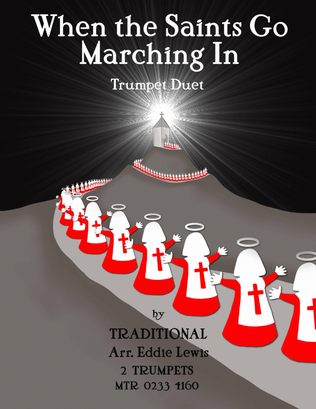 Book cover for When the Saints Go Marching In Trumpet Duet
