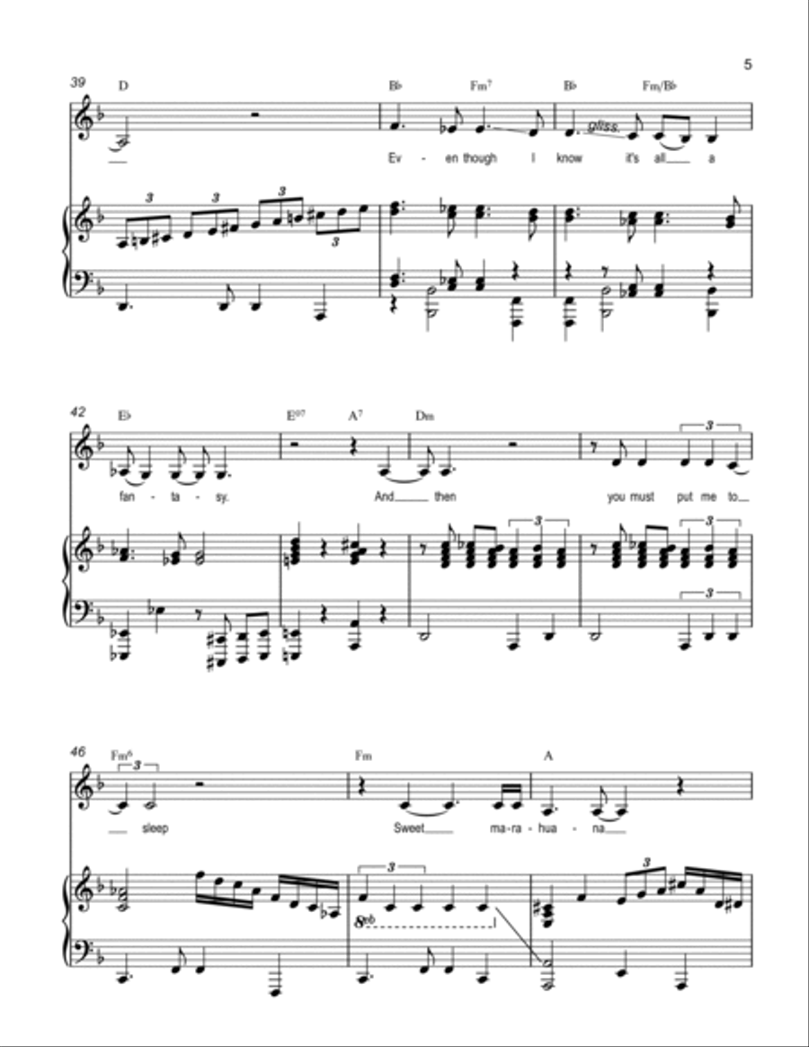 Marahuana Voice scores gallery preview page 5