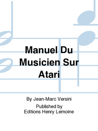 Manuel Du Musicien Sur Atari
