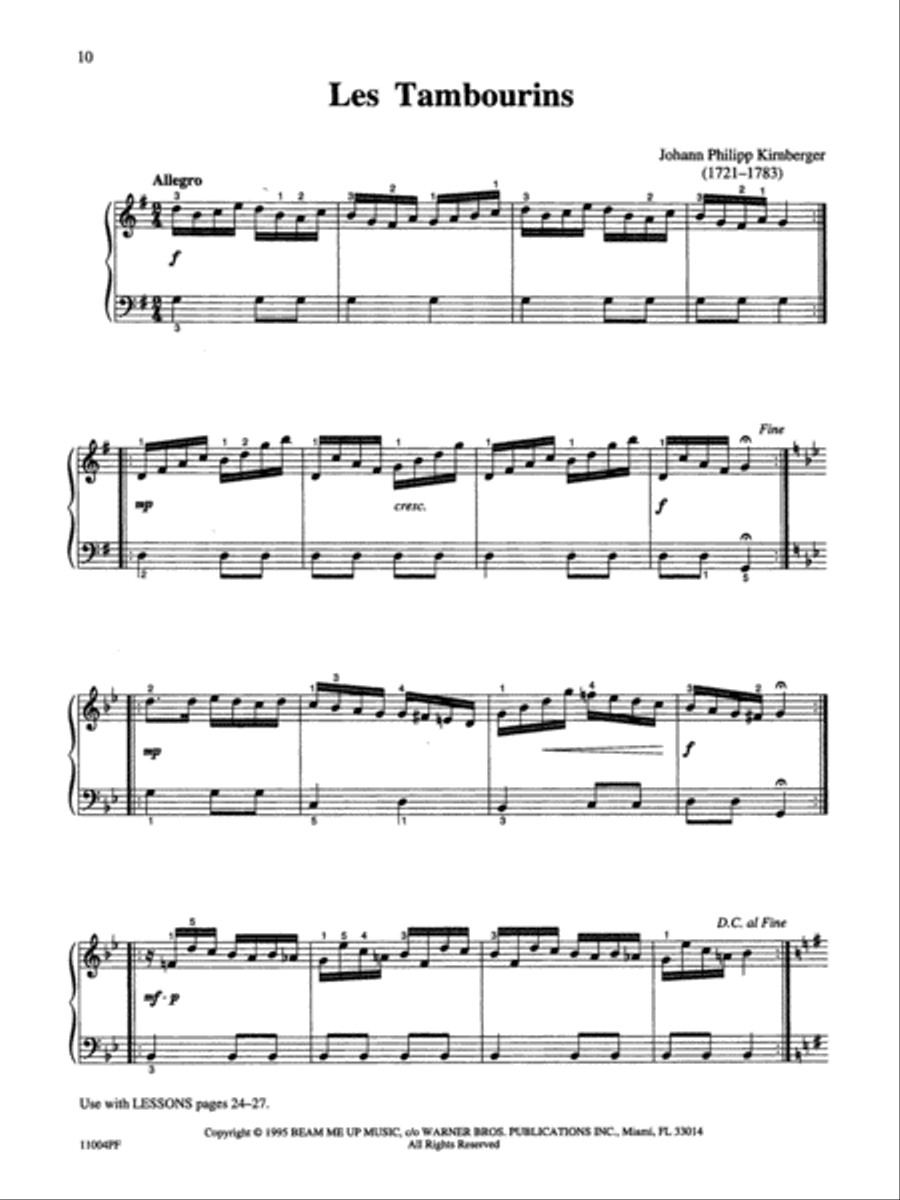 Michael Aaron Piano Course Performance Piano Method scores gallery preview page 5