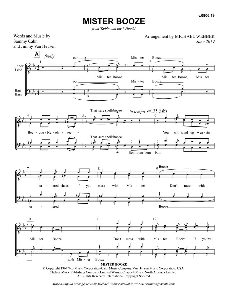 Mister Booze TTBB scores gallery preview page 1