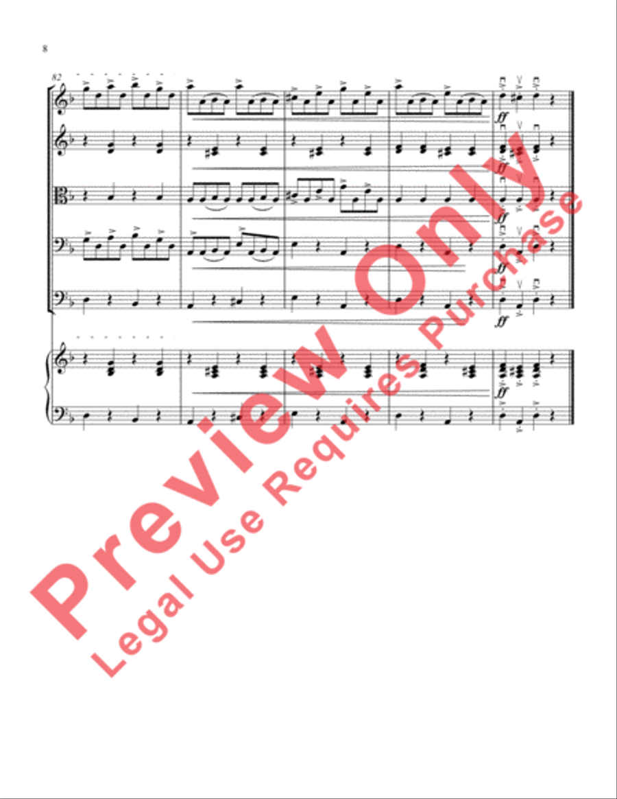 Charming Czárdás String Orchestra scores gallery preview page 11