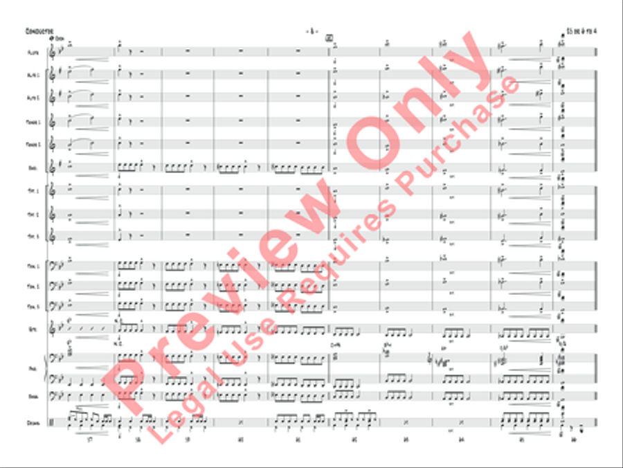 25 or 6 to 4 Jazz Ensemble scores gallery preview page 21