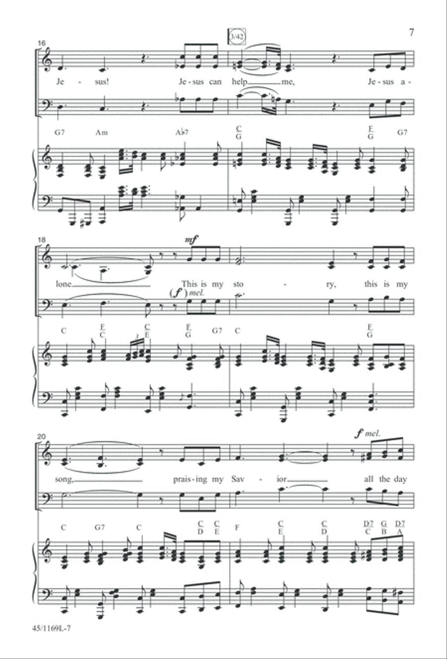 Simply Southern Gospel 3-Part scores gallery preview page 7