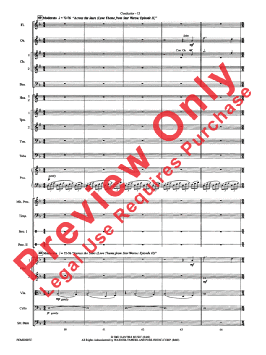 Star Wars: Episode II Attack of the Clones Full Orchestra scores gallery preview page 43