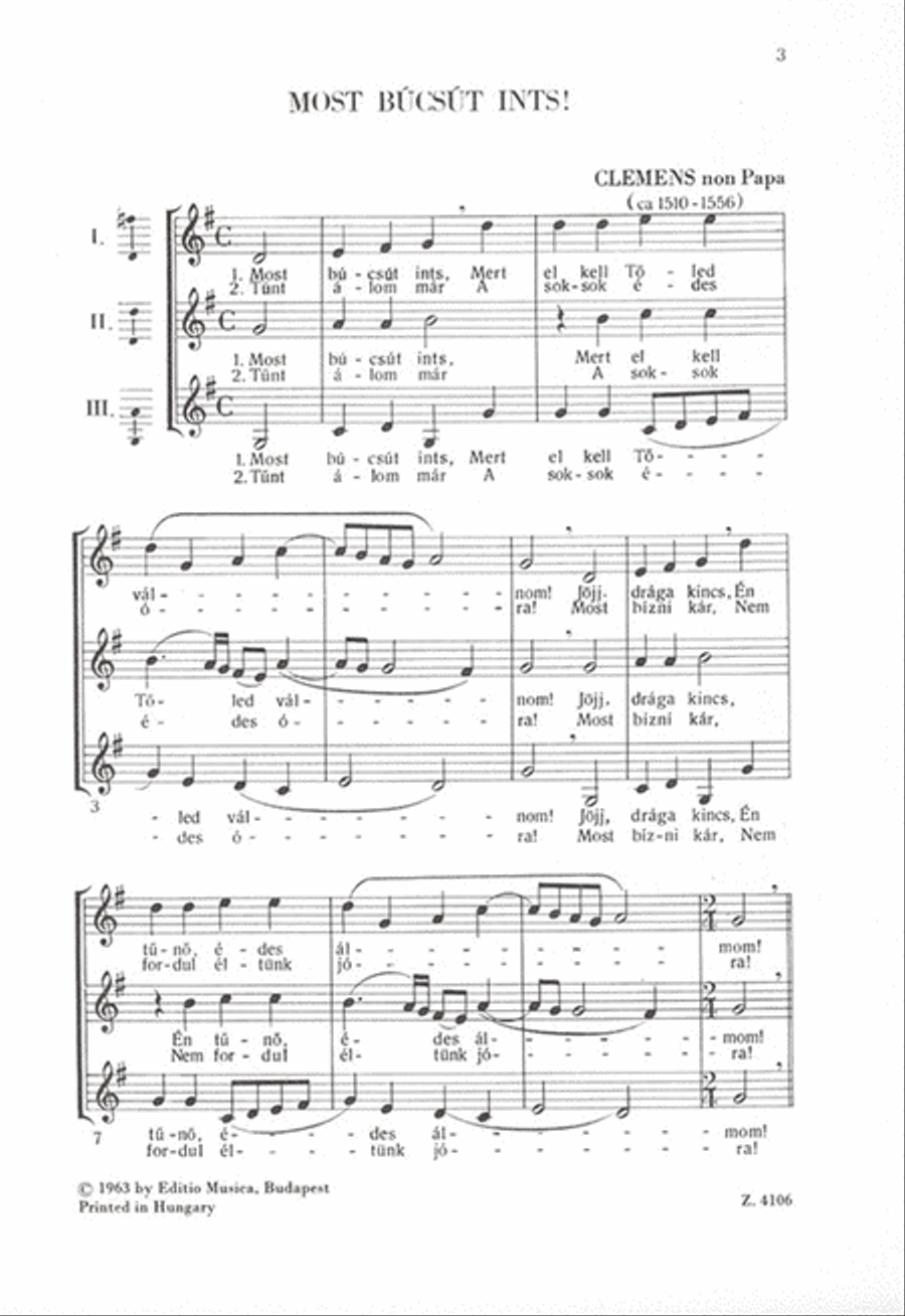 Szállj szép énekszó Szállj szép énekszó A Cappella scores gallery preview page 2