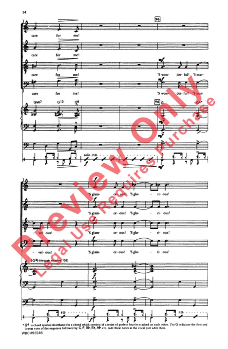'S Wonderful 4-Part scores gallery preview page 14
