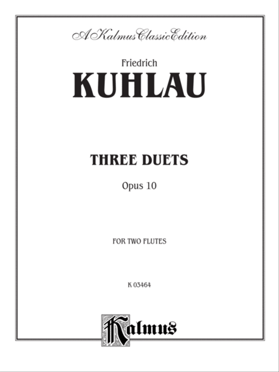 Three Duets for Two Flutes, Op. 10 Flute Duet scores gallery preview page 2
