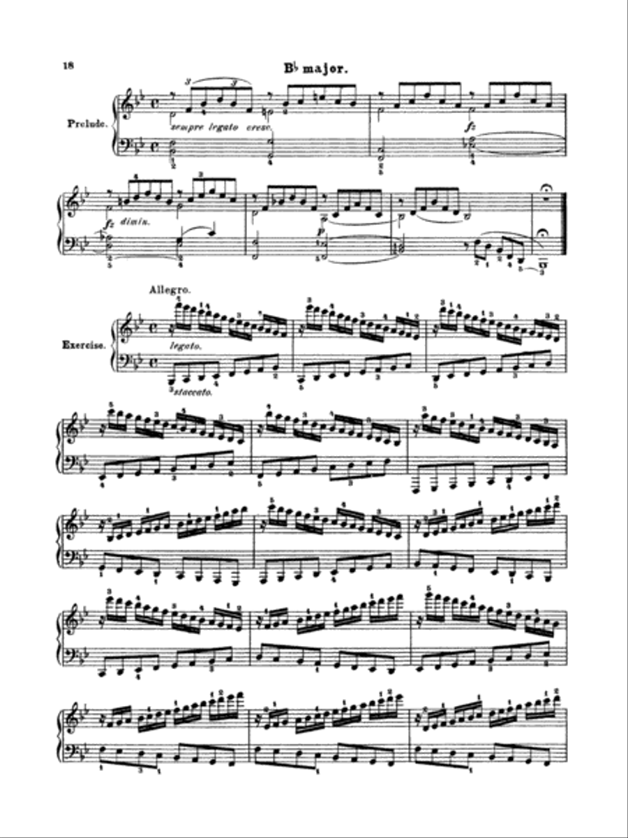 Clementi: Preludes and Exercises Piano Method scores gallery preview page 1