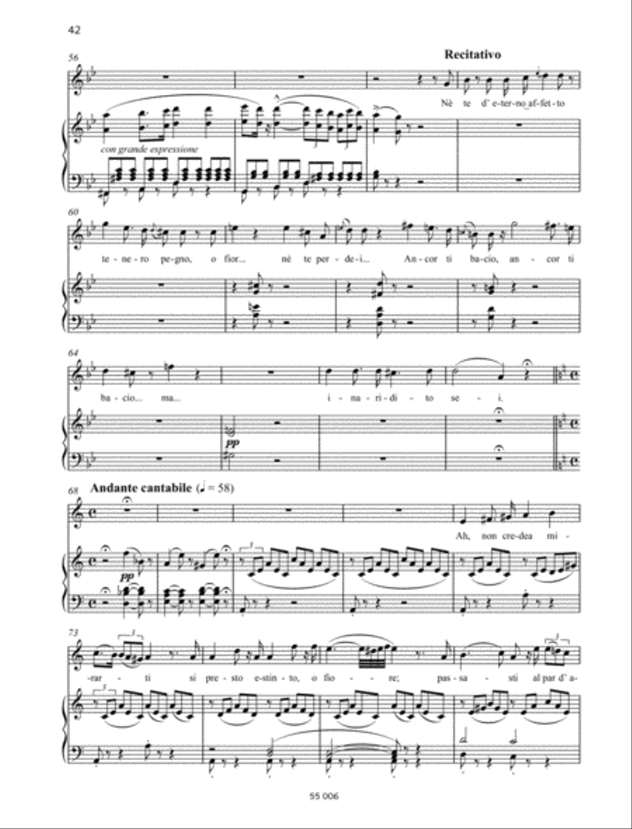 Ah! Non credea mirarti Ah! Non credea mirarti Soprano Voice scores gallery preview page 4