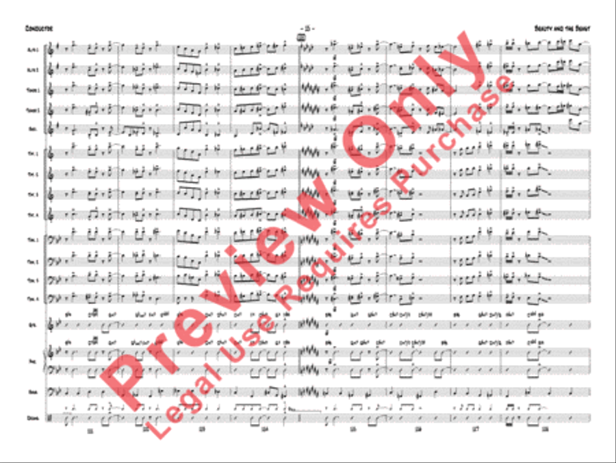 Beauty and the Beast Beauty and the Beast Jazz Ensemble scores gallery preview page 18