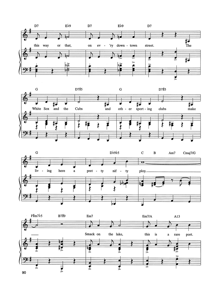 Chicago, Illinois (from Victor/Victoria) Voice scores gallery preview page 3
