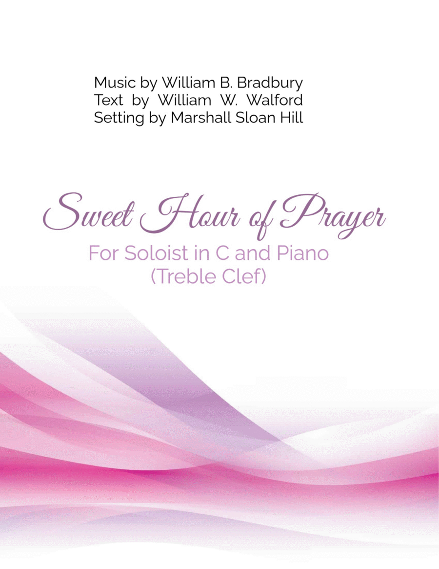 Sweet Hour of Prayer - For Treble Clef Soloist in C and Piano image number null