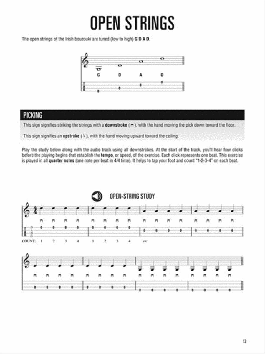 Hal Leonard Irish Bouzouki Method Guitar Tablature scores gallery preview page 7