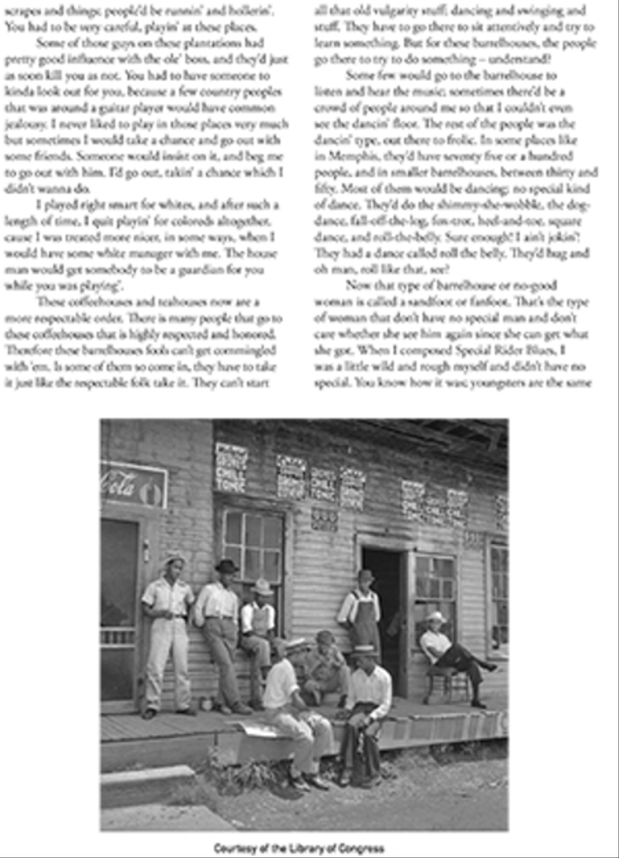 Blues and the Soul of Man Fingerpicking Guitar scores gallery preview page 3