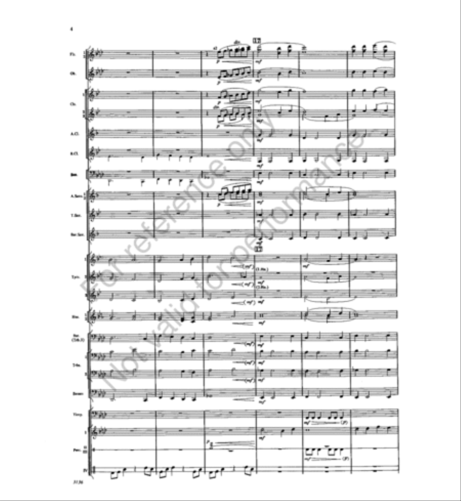 Prayer and Proclamation Prayer and Proclamation Concert Band scores gallery preview page 4