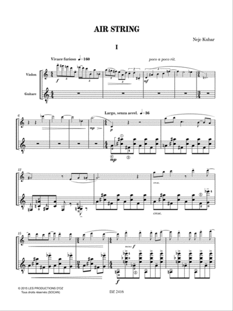 Air String Violin scores gallery preview page 3