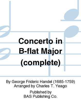 Book cover for Concerto in B-flat Major (complete)