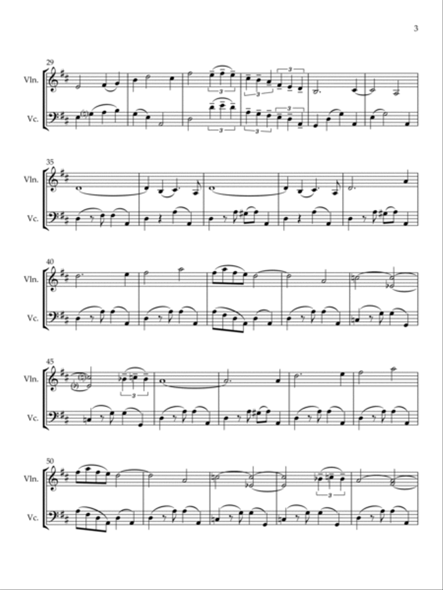 The Breeze And I String Duet scores gallery preview page 4