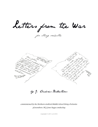 Book cover for Letters from the War (score and parts)