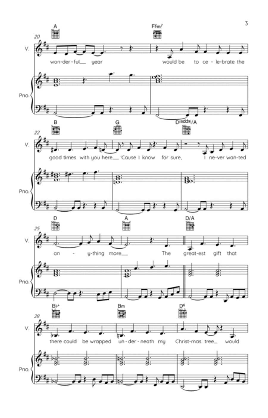 Perfect Christmas Perfect Christmas Piano, Vocal, Guitar scores gallery preview page 3
