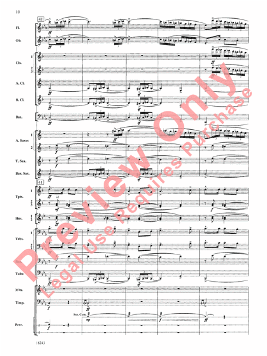 A Longford Legend A Longford Legend Concert Band scores gallery preview page 11