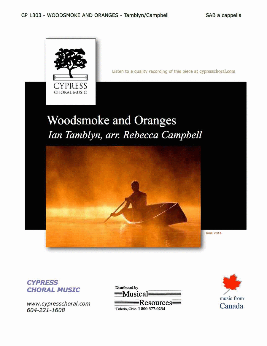 Woodsmoke And Oranges Woodsmoke And Oranges 4-Part scores gallery preview page 1