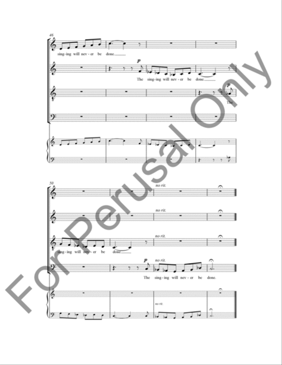 Everyone Sang 4-Part scores gallery preview page 8