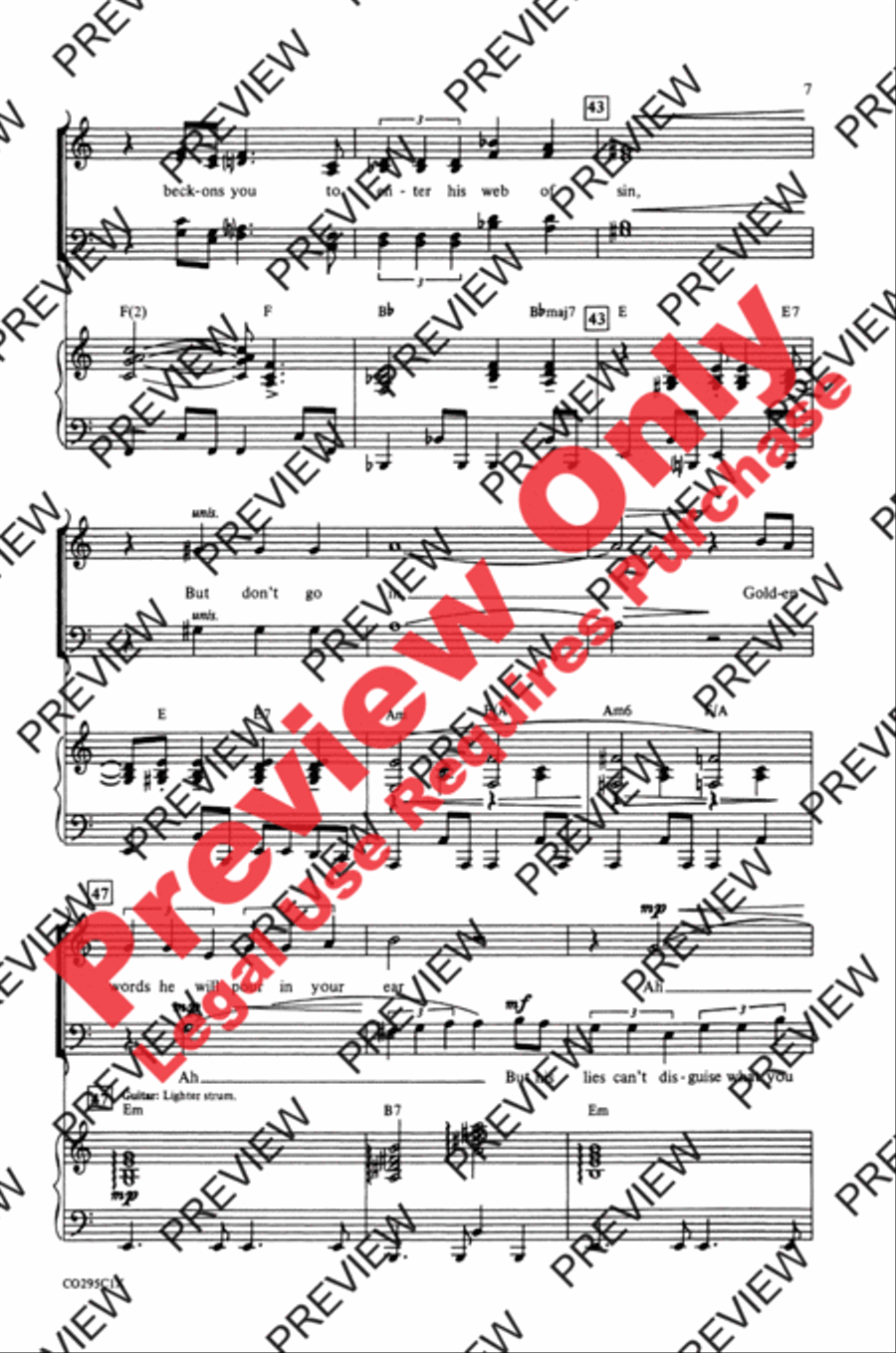 The Best of Bond (A Medley) 4-Part scores gallery preview page 6