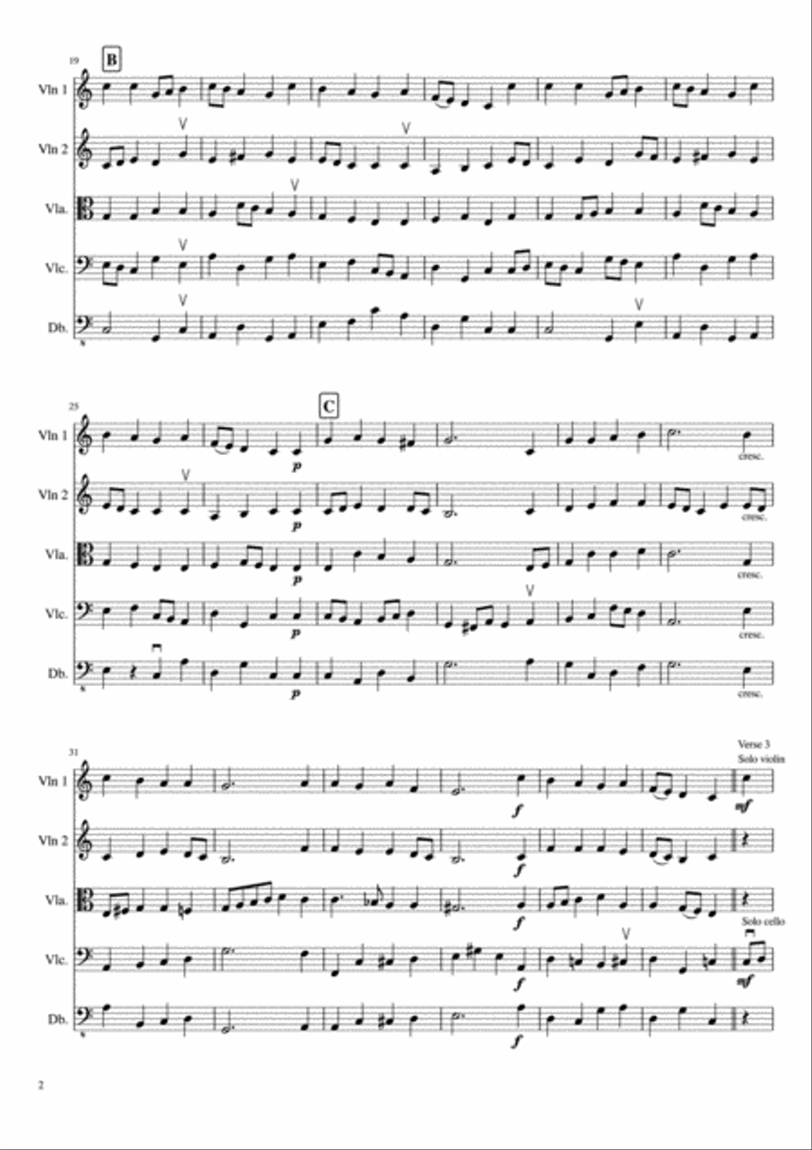 A Mighty Fortress is Our God A Mighty Fortress is Our God String Orchestra scores gallery preview page 3