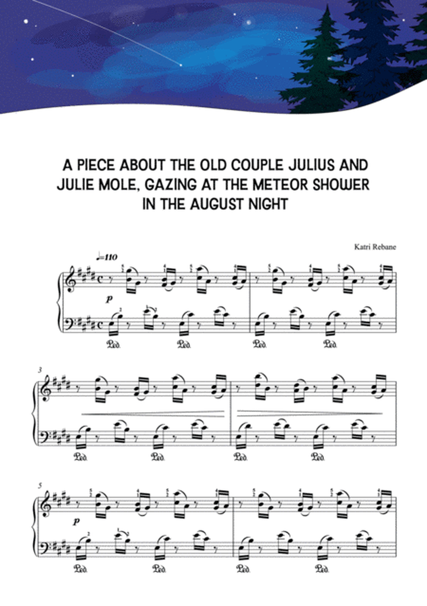 Piano Creatures. A Piece About the Old Couple Julius and Julie Mole image number null