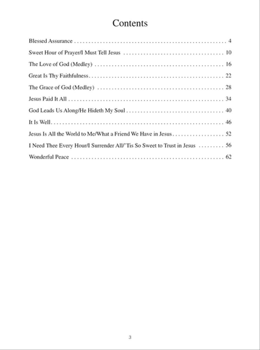 Piano Hymns Piano scores gallery preview page 4