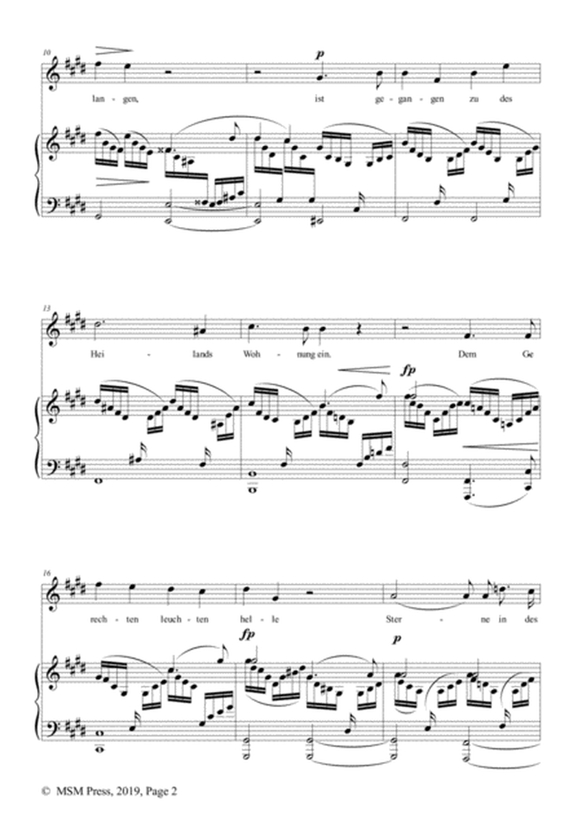 Schumann-Requiem,Op.90 No.7,in E Major,for Voice&Piano