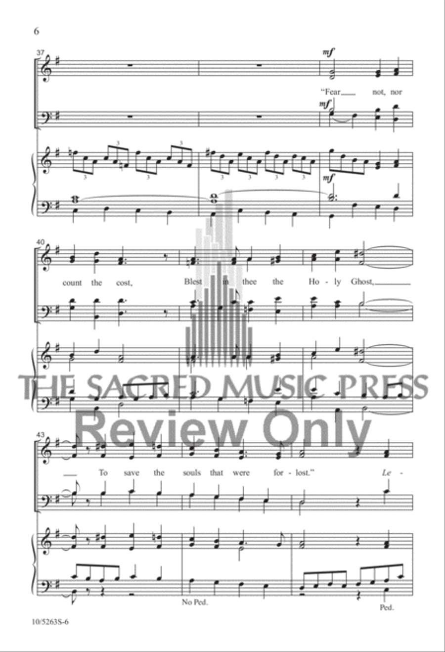 Gabriel, Archangel Bright 4-Part scores gallery preview page 5