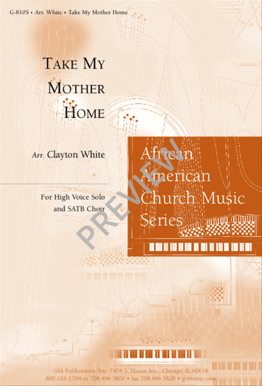 Take My Mother Home Take My Mother Home 4-Part scores gallery preview page 1
