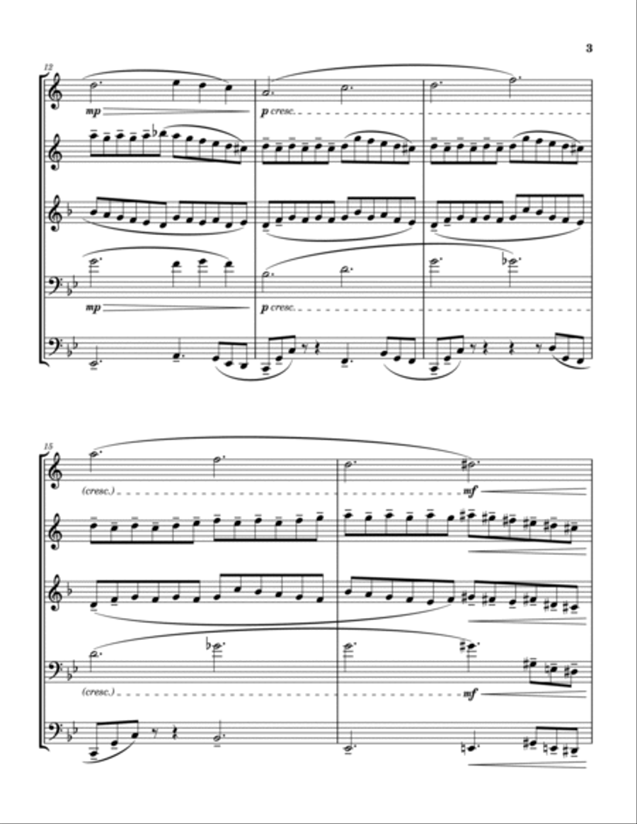 Against the Current Brass Quintet scores gallery preview page 3