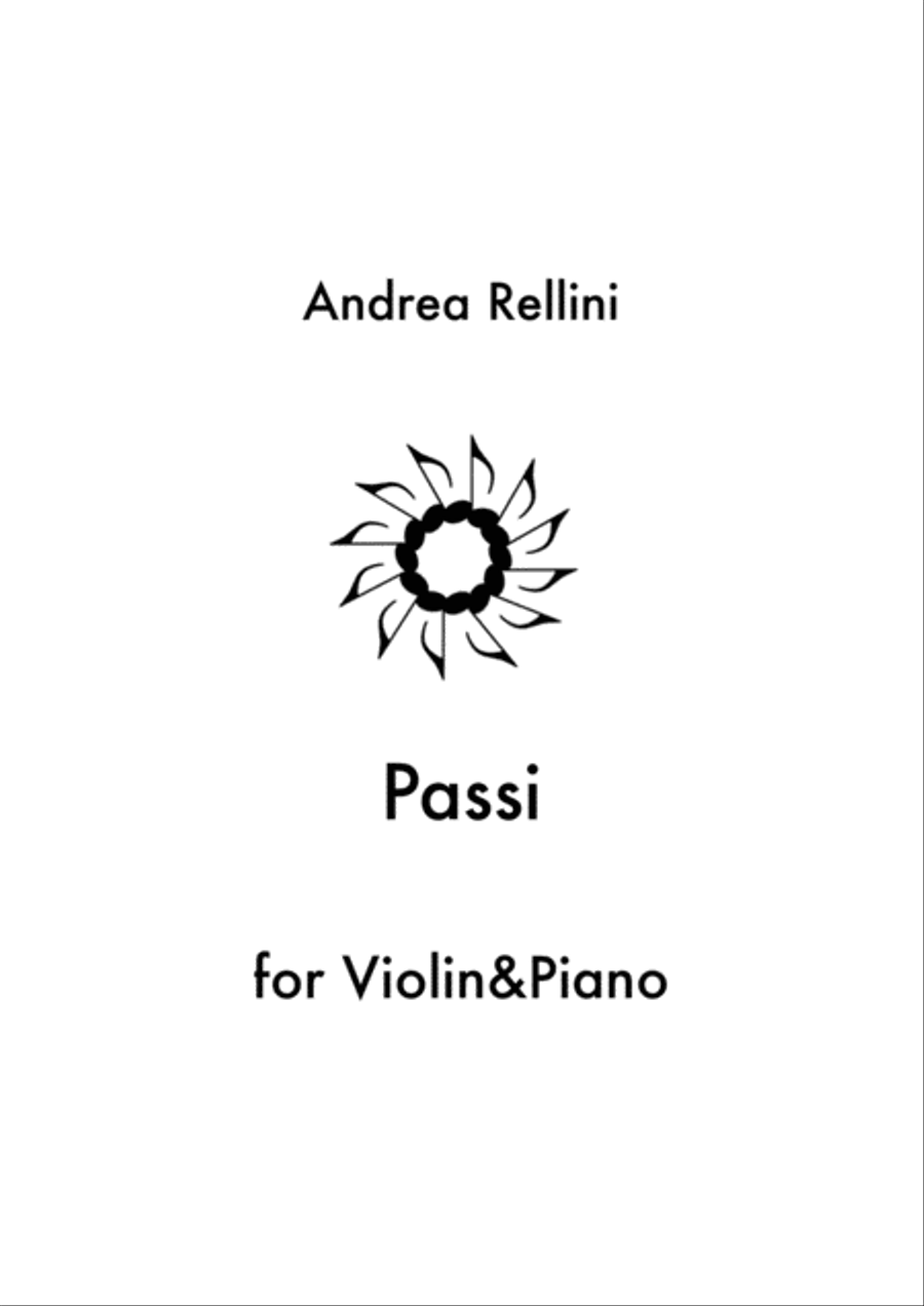 Passi (Steps) for Violin & Piano Violin scores gallery preview page 1