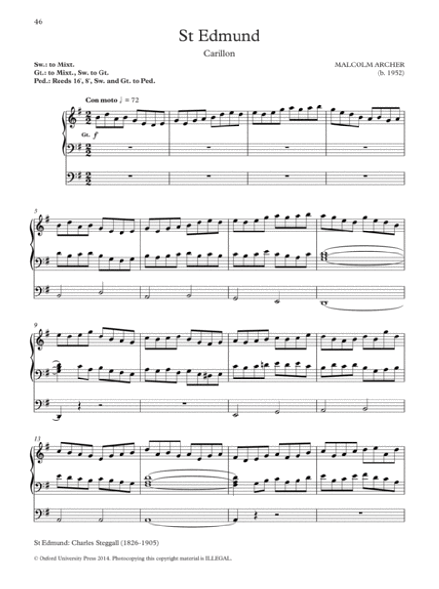 Oxford Hymn Settings for Organists: Epiphany Organ Solo scores gallery preview page 11