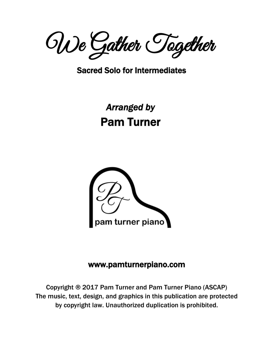 We Gather Together (Intermediate Piano Solo) Piano Solo scores gallery preview page 2