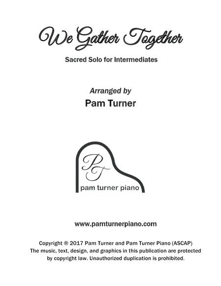 We Gather Together (Intermediate Piano Solo) image number null