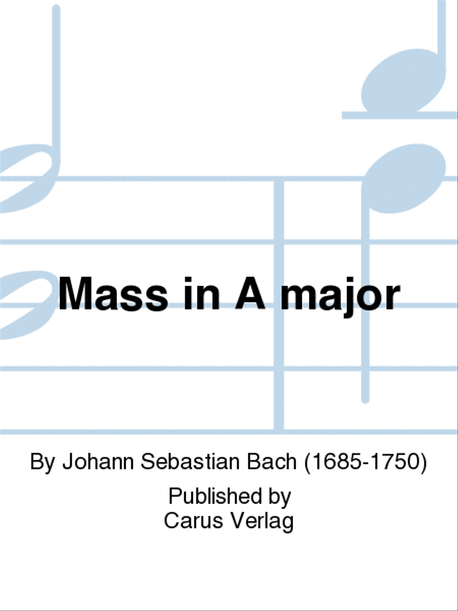 Mass in A major Mass in A major Voice scores gallery preview page 1