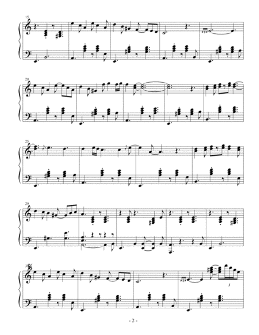 The Bohemian Piano Solo scores gallery preview page 2