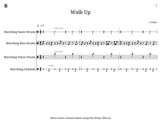 Walk Up (Drumline Cadence)