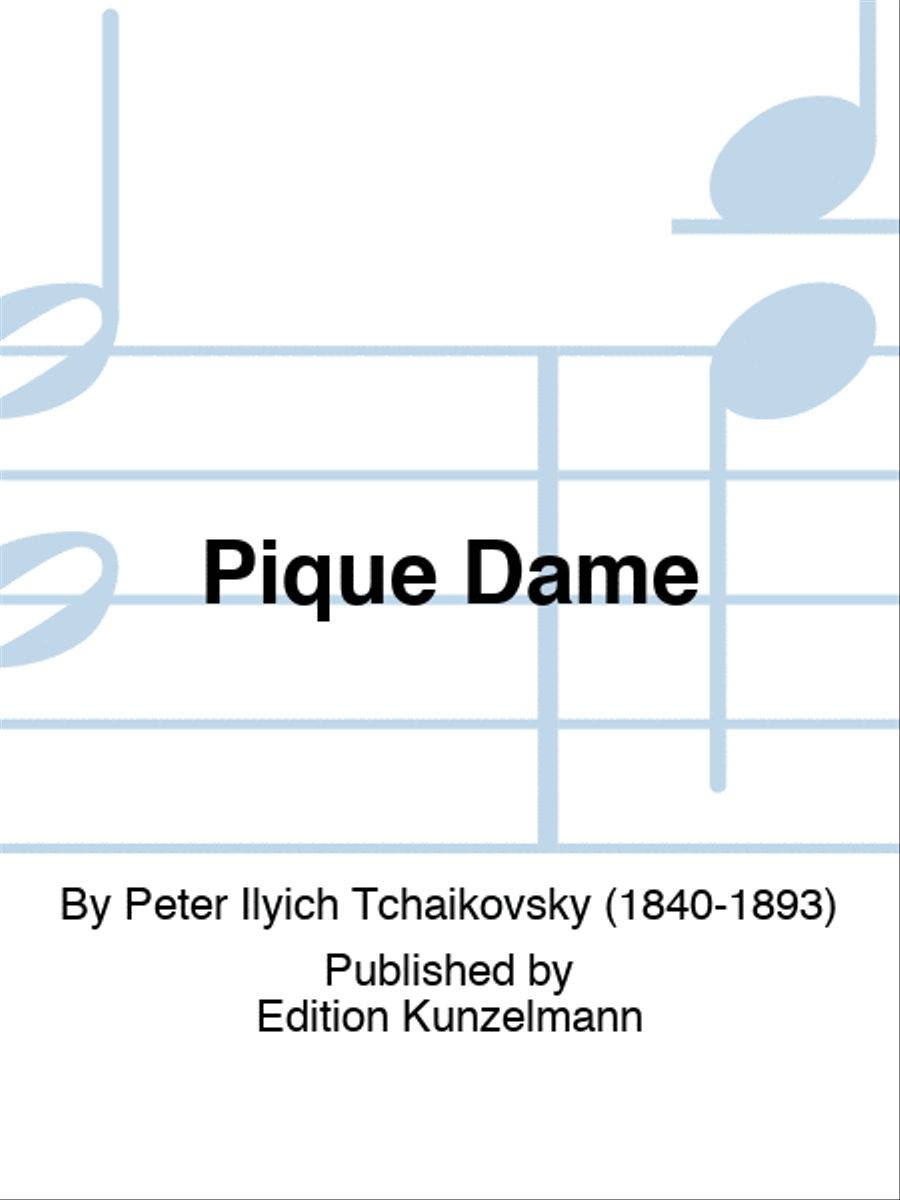 Pique dame Libretti scores gallery preview page 1