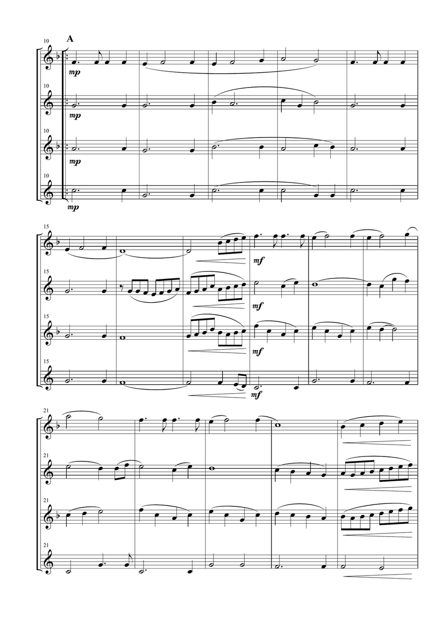 My Heart Will Go On (Love Theme from Titanic) Woodwind Quartet scores gallery preview page 4