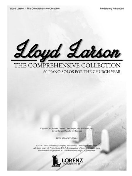 Lloyd Larson - The Comprehensive Collection - Piano collection - PNO